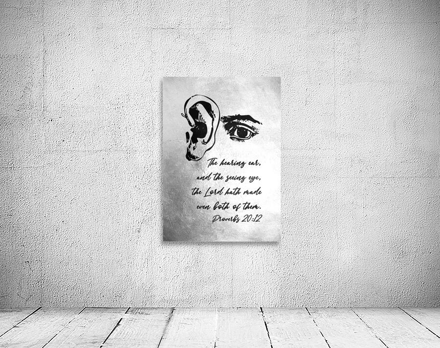 Proverbs 20:12 Bible Verse Wall Art Wall Preview