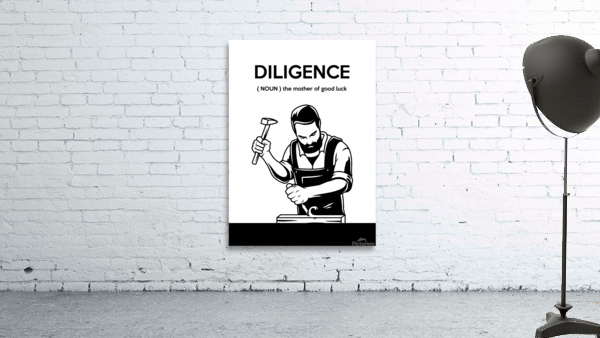diligence white Wall Preview
