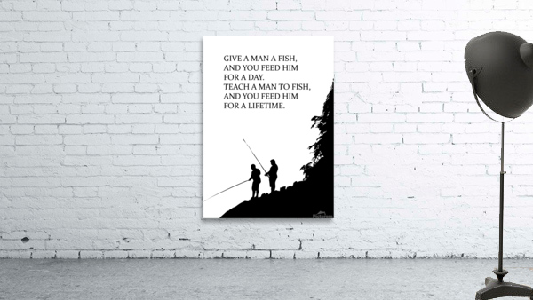 fishing white Wall Preview