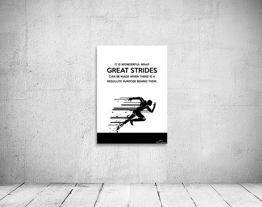 great strides white Wall Preview