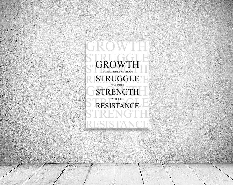 growth white Wall Preview
