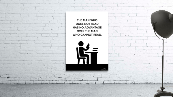 just read white Wall Preview