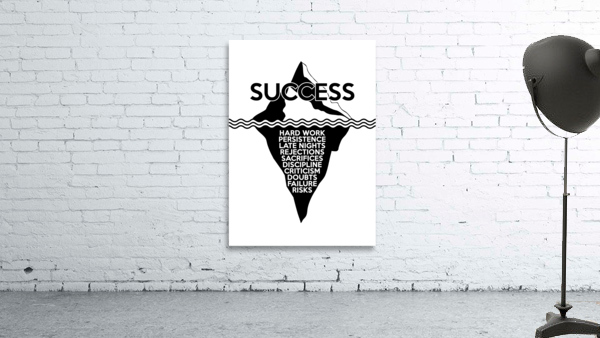 success iceberg plain Wall Preview