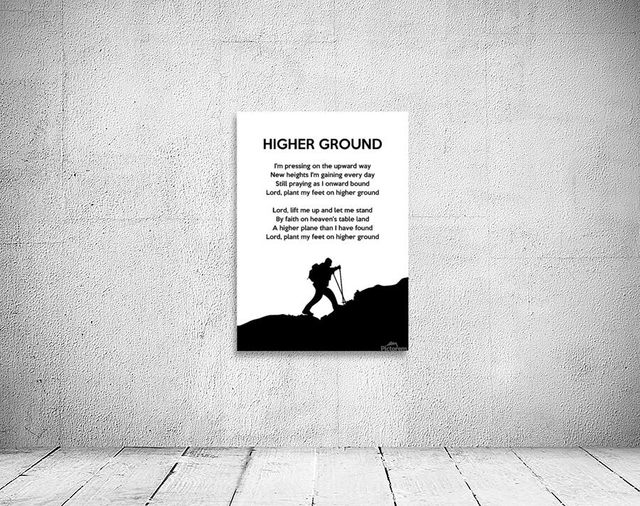 higher ground white Wall Preview