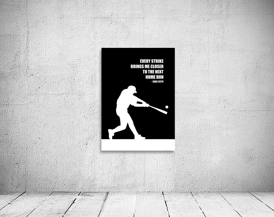 babe ruth black Wall Preview