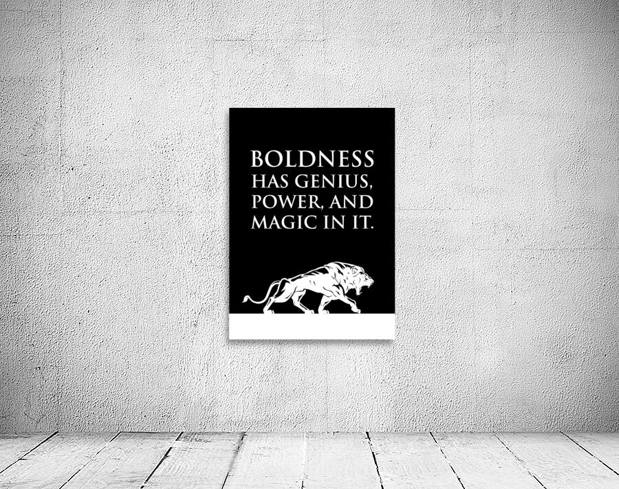 boldness black Wall Preview
