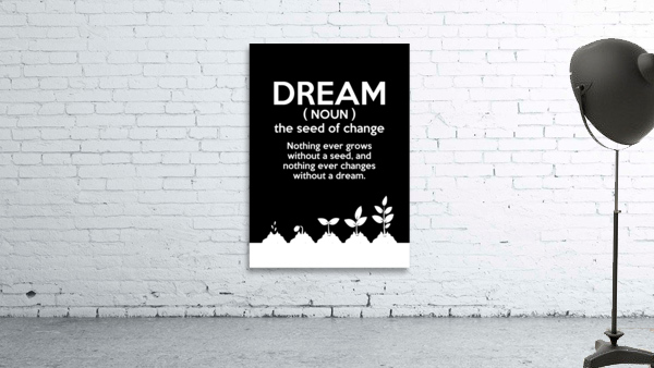 Dream black Wall Preview