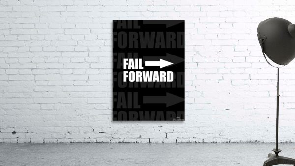 fail forward black Wall Preview