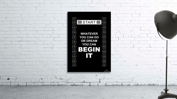 just begin it black Wall Preview