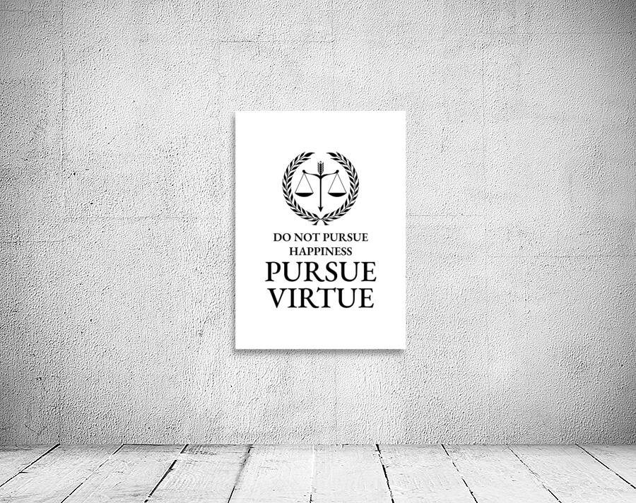 pursue virtue plain Wall Preview