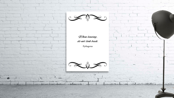 do not look back plain Wall Preview