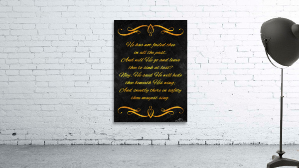 singing not sinking gold Wall Preview