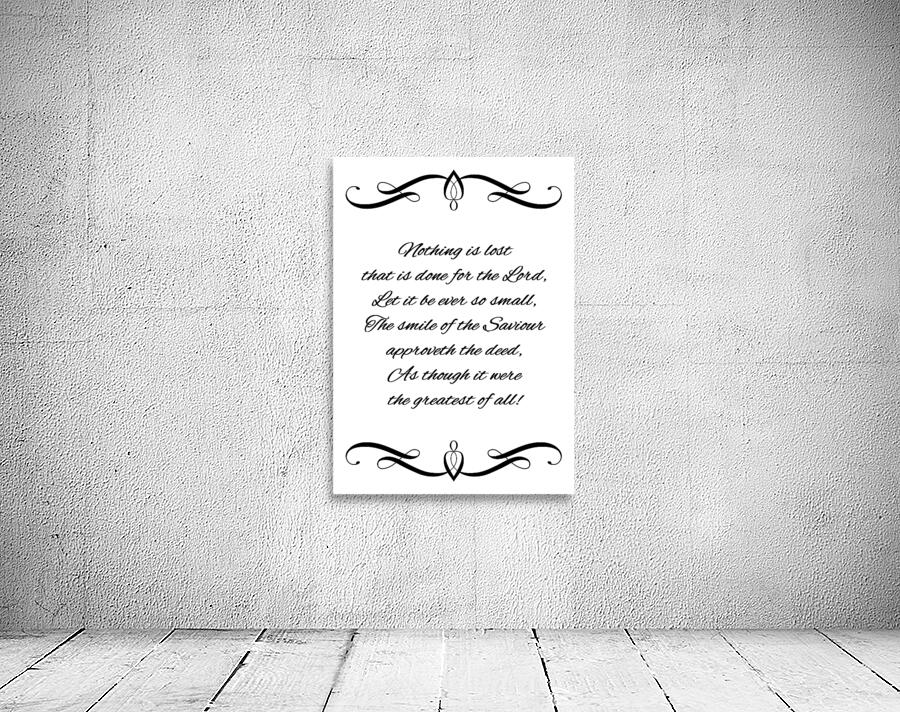 small and great deeds Wall Preview