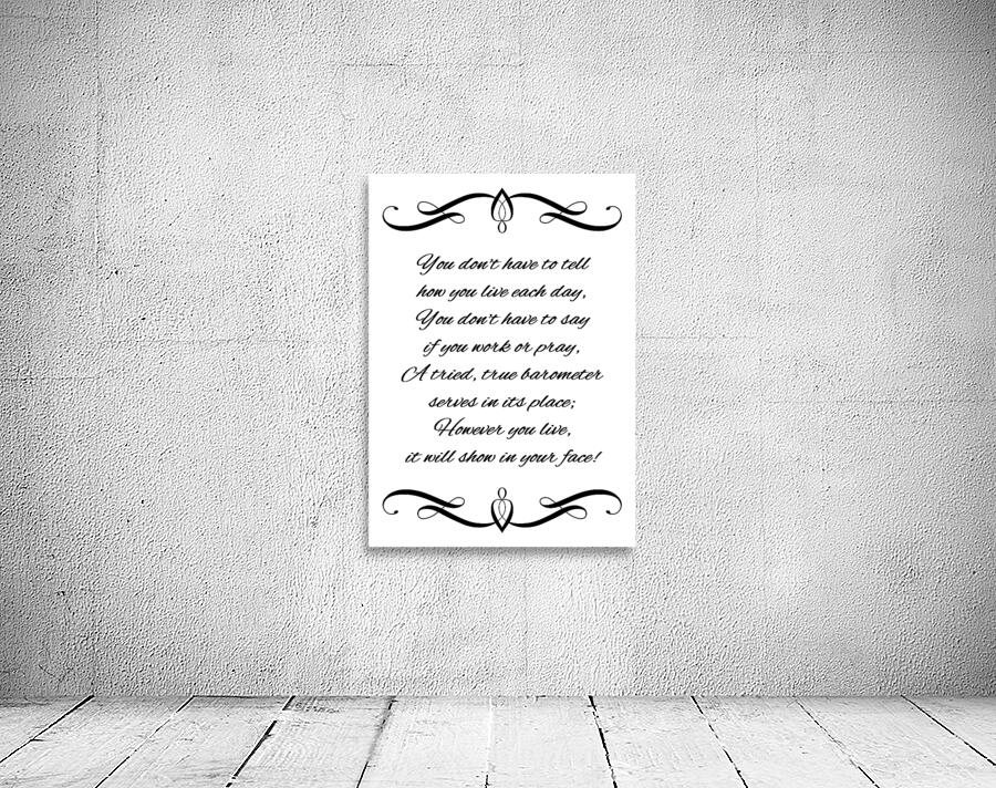 just live right Wall Preview