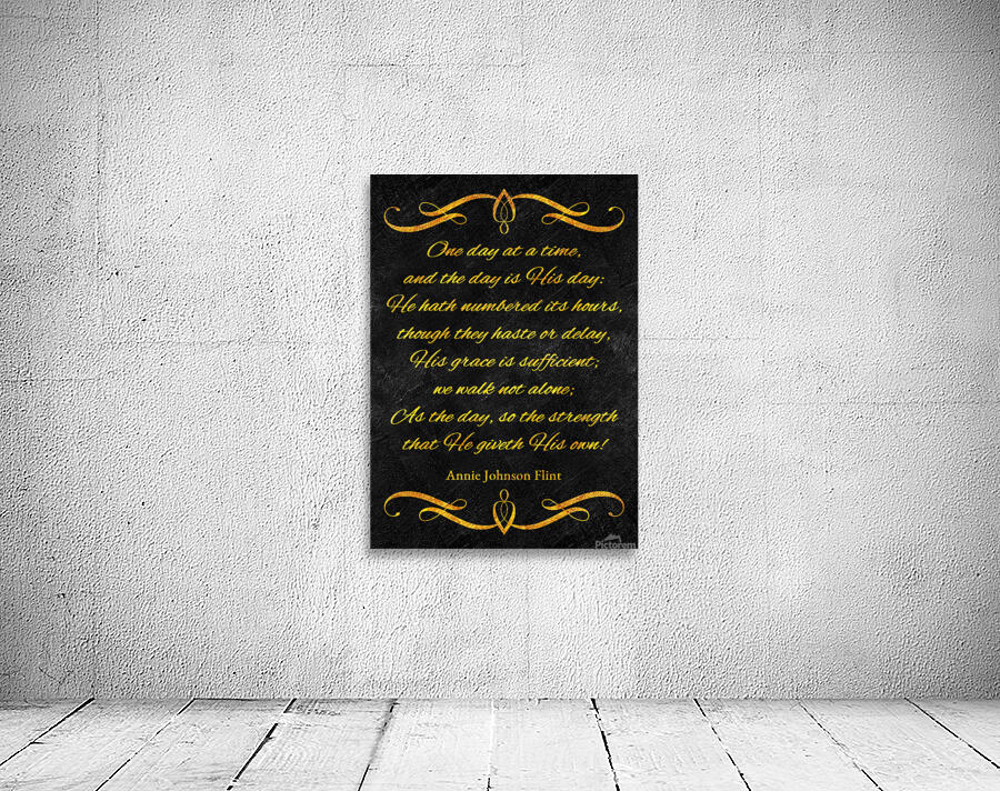 sufficient grace gold Wall Preview