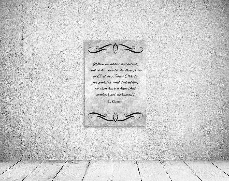 grace and hope silver Wall Preview