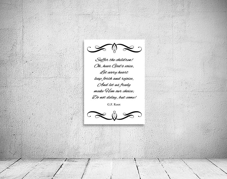 suffer the children Wall Preview