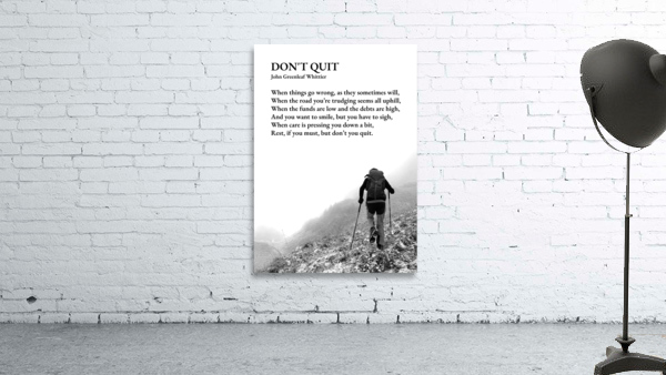 Dont Quit Wall Preview