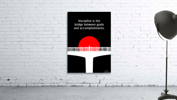 discipline bridge black Wall Preview