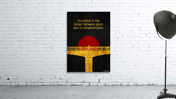 discipline bridge gold Wall Preview