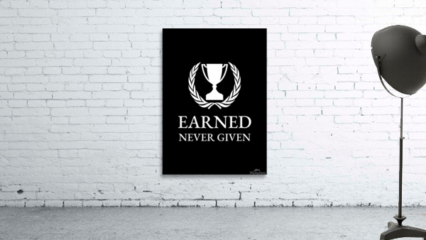 earned never given black Wall Preview