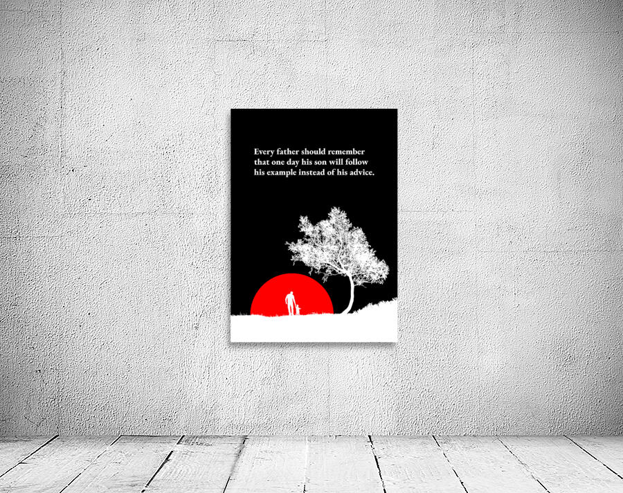 father son example black Wall Preview