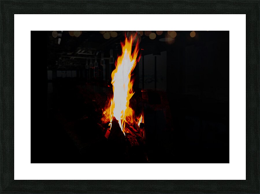 The fire within Picture Frame print