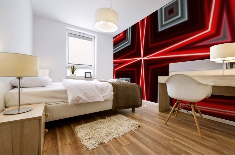 Geometric Lights Mural print