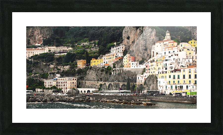 Amalfi Coast Panoramic View Picture Frame print