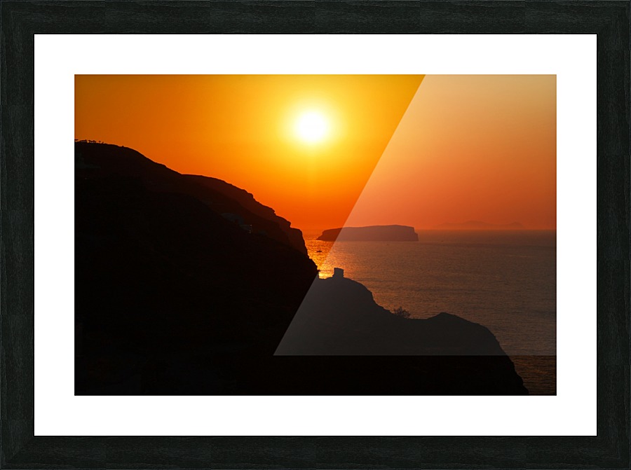 Sunset Landscape  Picture Frame print