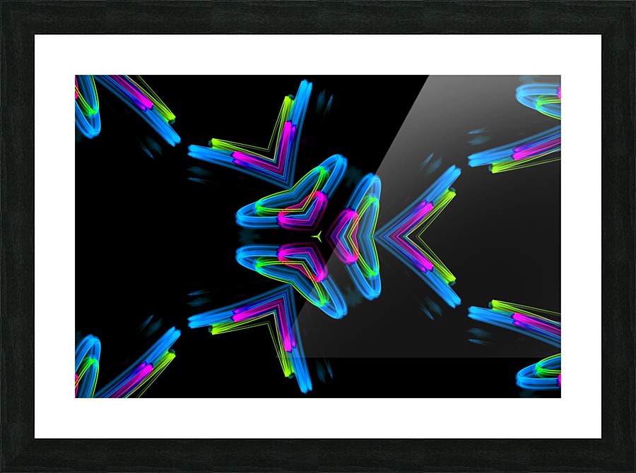 Rave Lights  Picture Frame print