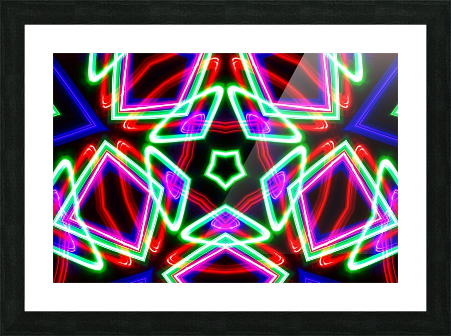 Neon Lights  Picture Frame print