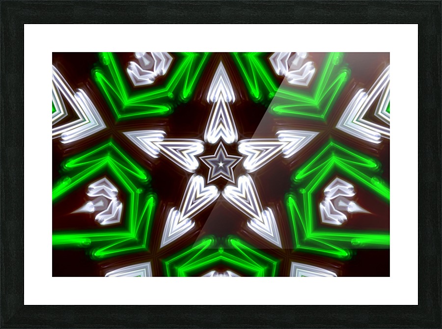 Green Lights  Picture Frame print