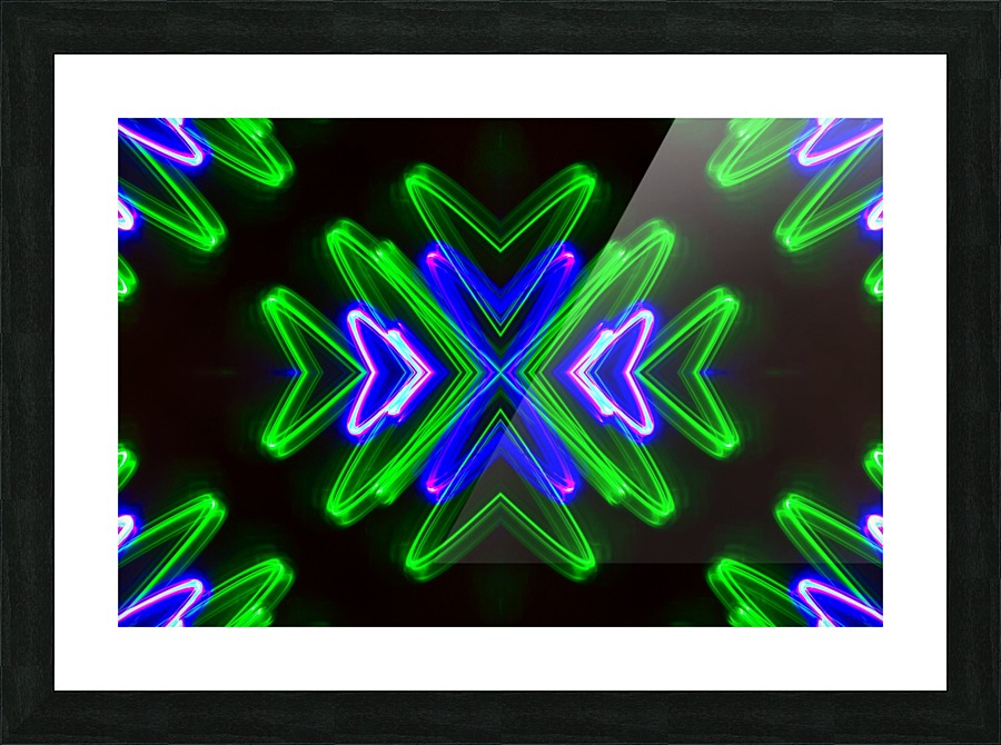 Neon Lights  Picture Frame print