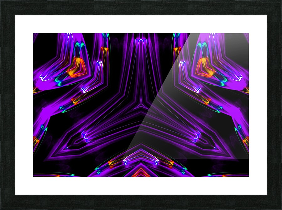 Neon Lights Picture Frame print