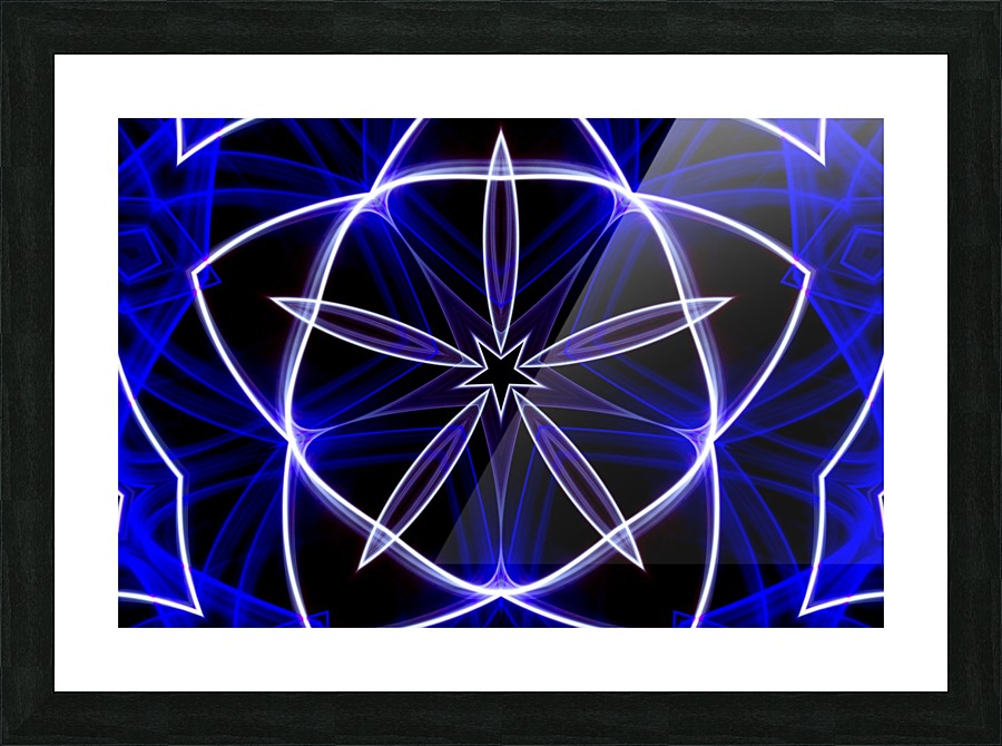 Neon Lights Picture Frame print