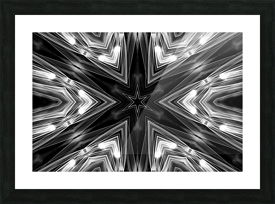 Monochrome Graffiti Picture Frame print