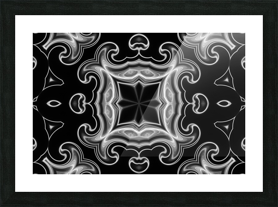 Abstract Fractal Picture Frame print