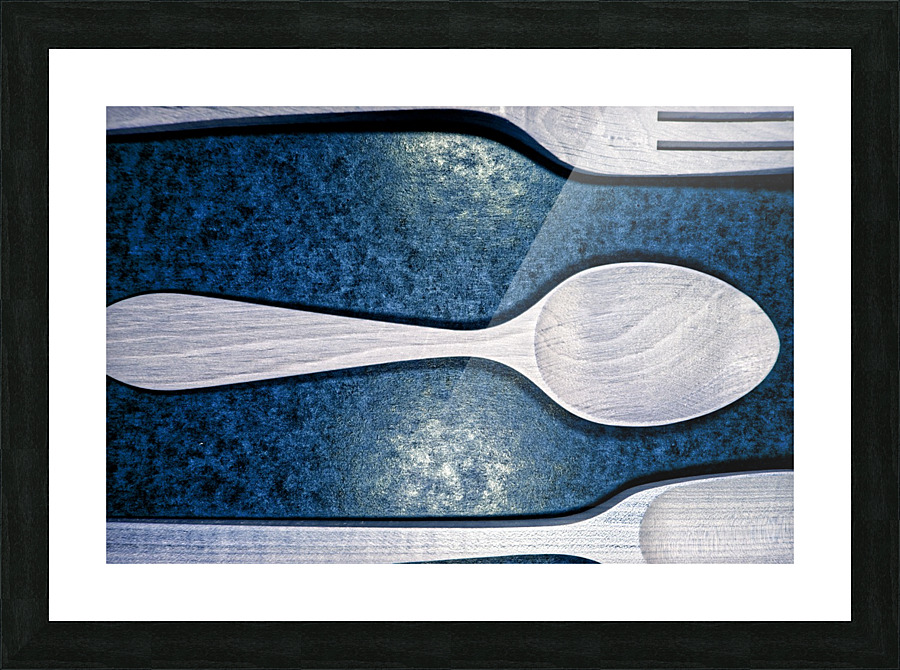 wooden spoon Picture Frame print