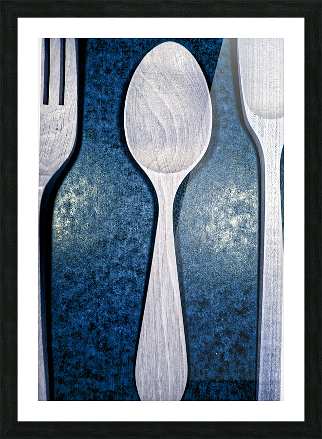wooden spoon Picture Frame print