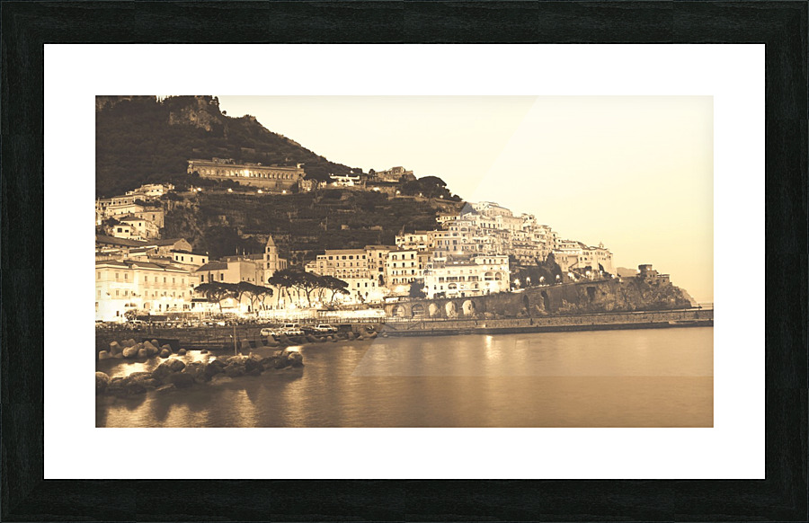 Ancient Village Picture Frame print