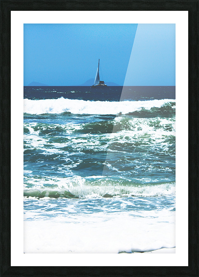 The Sailboat Picture Frame print