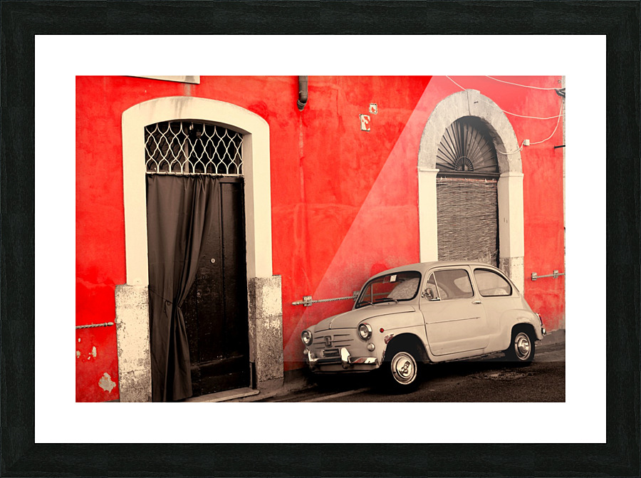 The Old car Picture Frame print