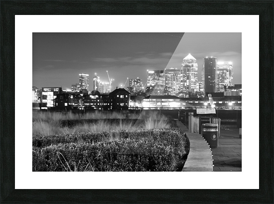 City skyline Picture Frame print