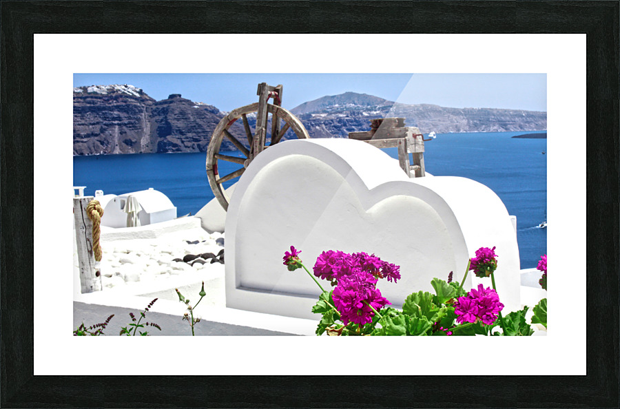 Pink Flowers  Picture Frame print