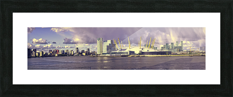 Panorama city Picture Frame print