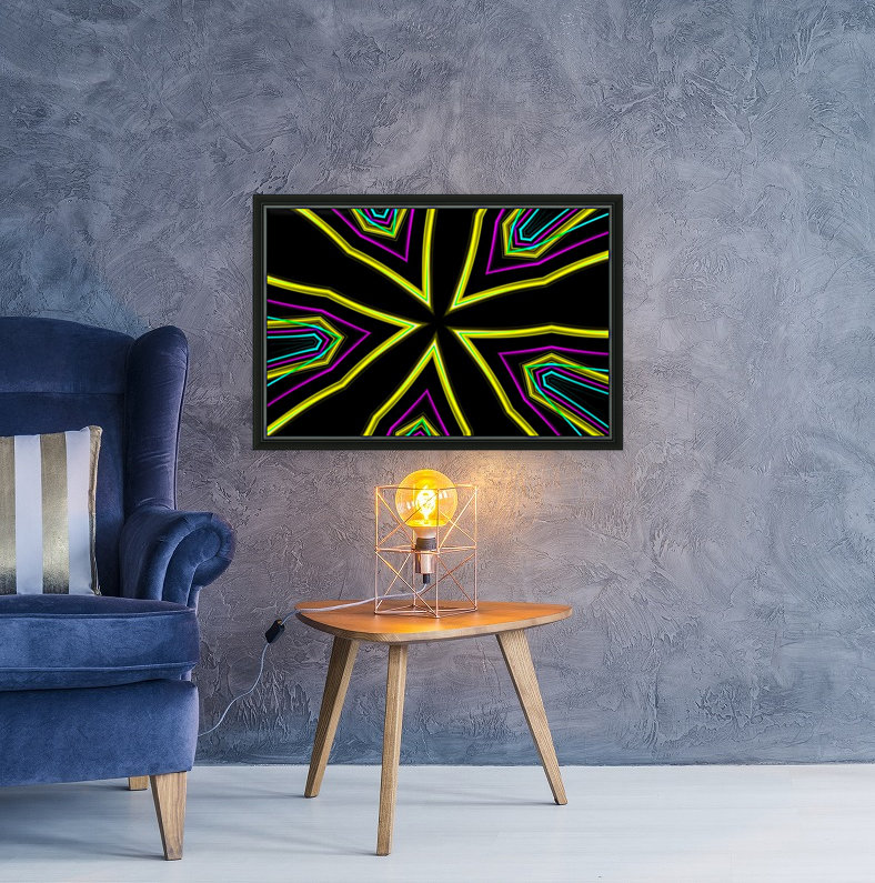 Neon Lights Green Reproduction