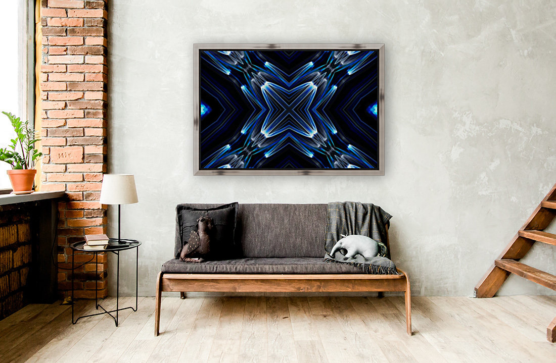 Blue Lights Reproduction