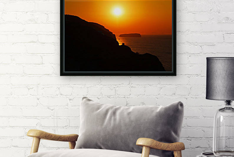 Sunset Landscape  Reproduction