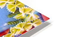 Colourful Pasta HD Metal print